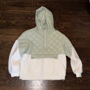 SOIA & KYO Nicolette Sustainable Sherpa Pull Over Sweater